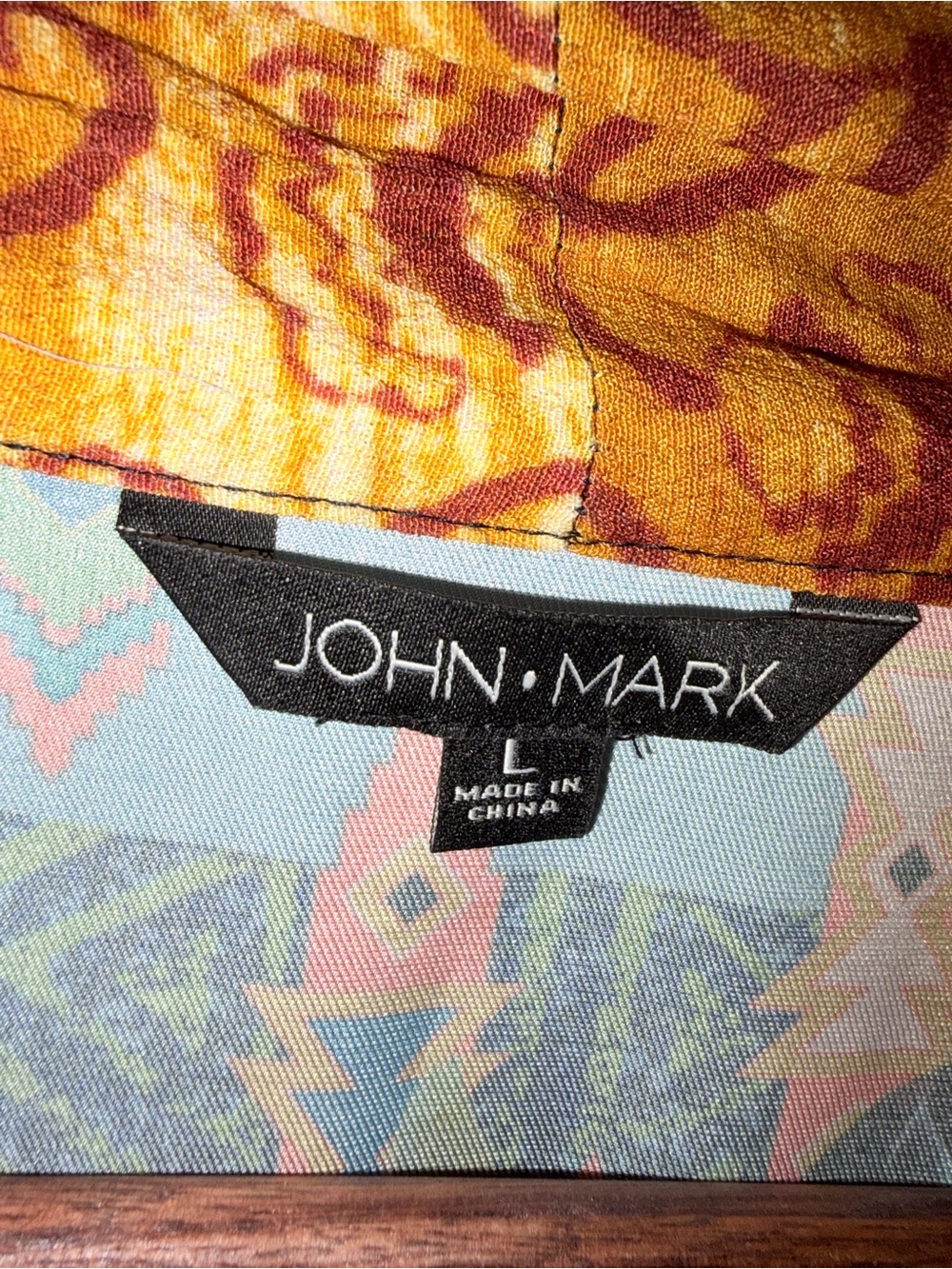 John Mark Floral Embroidered Patchwork Open Front Kimono/Cardigan Bohemian - Picture 7 of 8